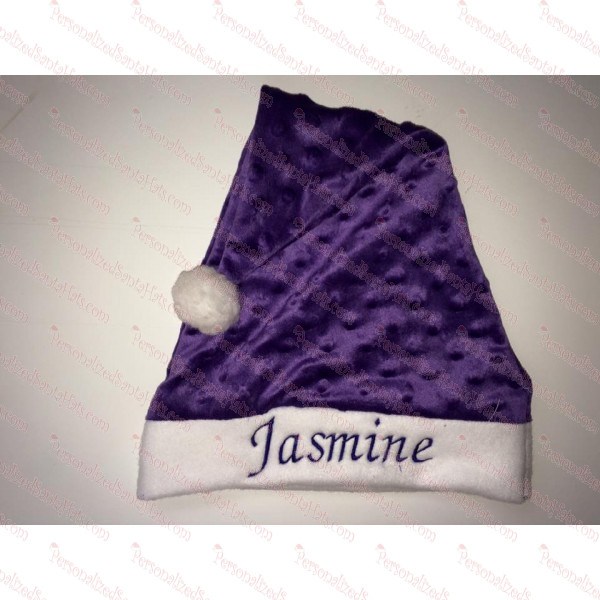 Purple Dot Santa Hat