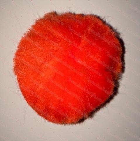2" Orange Pom Pom