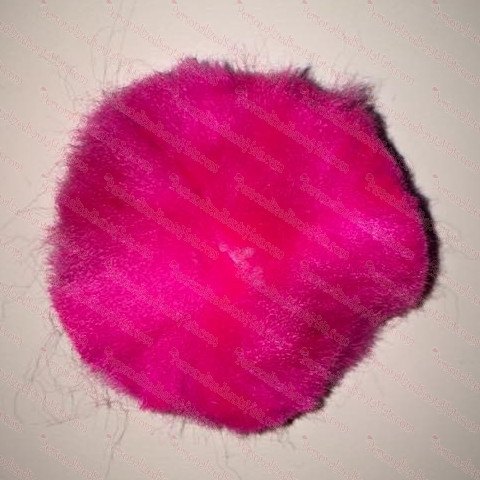 2" Hot Pink Pom Pom