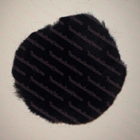 2" Black Pom Pom