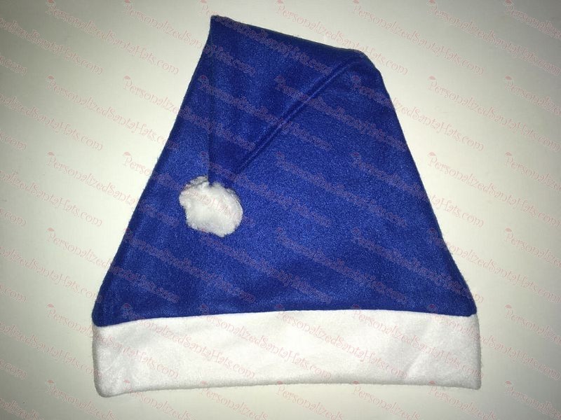 Fleece Blue Santa Hat SSF