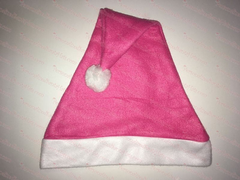 Fleece Pink Santa Hat SSF