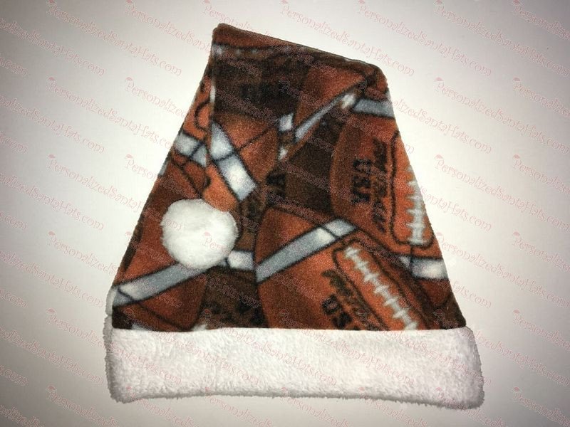Football Santa Hat Fleece