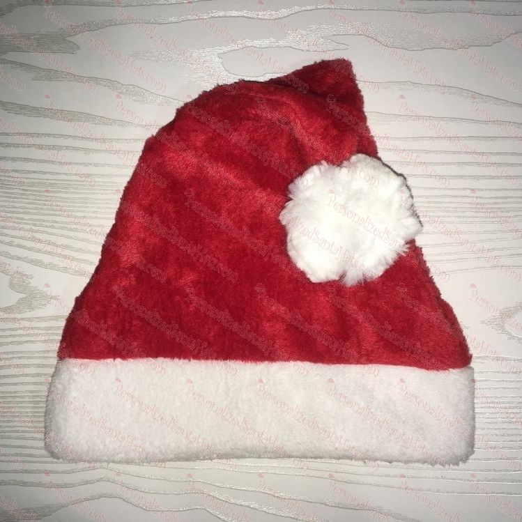 Big Ball Santa Hat Plush Red