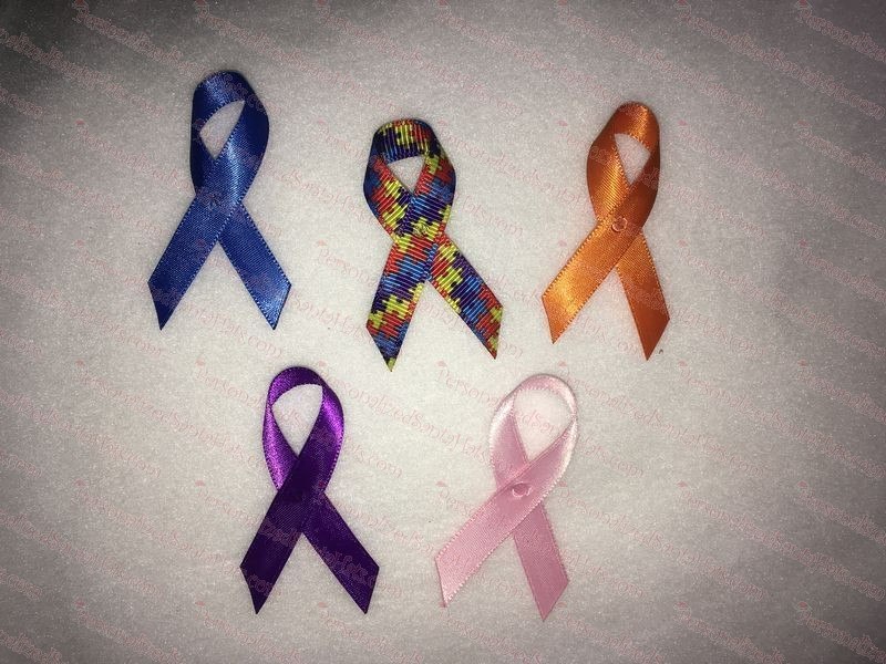 Cancer/Support Ribbons (Choose Color)