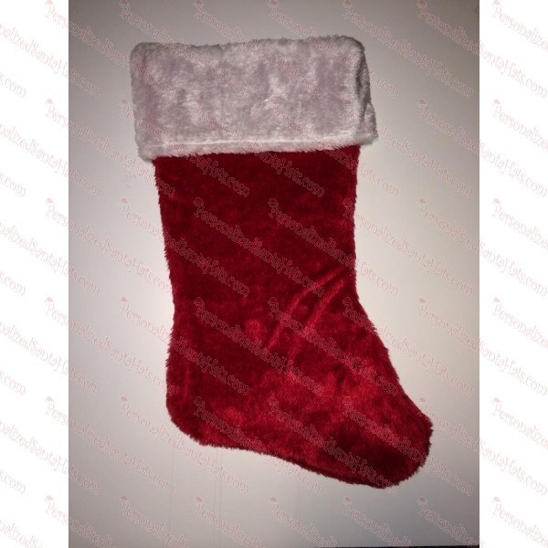 Red Plush Stocking
