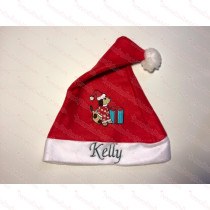Dog and Present Santa Hat
