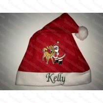 Santa and Reindeer Santa Hat
