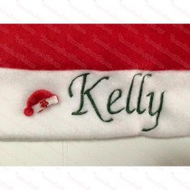 Mini Santa Hat Name Charm