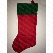 Green Top Red Felt Stocking