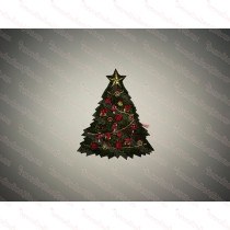 Dark Green Tree Decoration