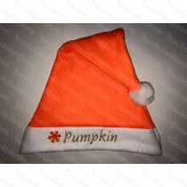 Orange Neon Santa Hat