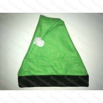 Green and Black Santa Hat