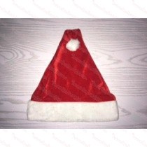 Fleece Santa Hat Plush Brim