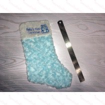 Baby 1st Christmas Blue Stocking