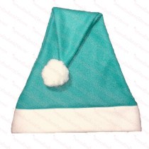 Teal Santa Hat