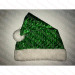 Green Diamond Sequin Santa Hat