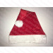 Red Velvet Plush Brim Santa Hat