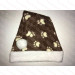 Brown Dog Paws Santa Hat