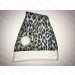 Leopard Print Santa Hat